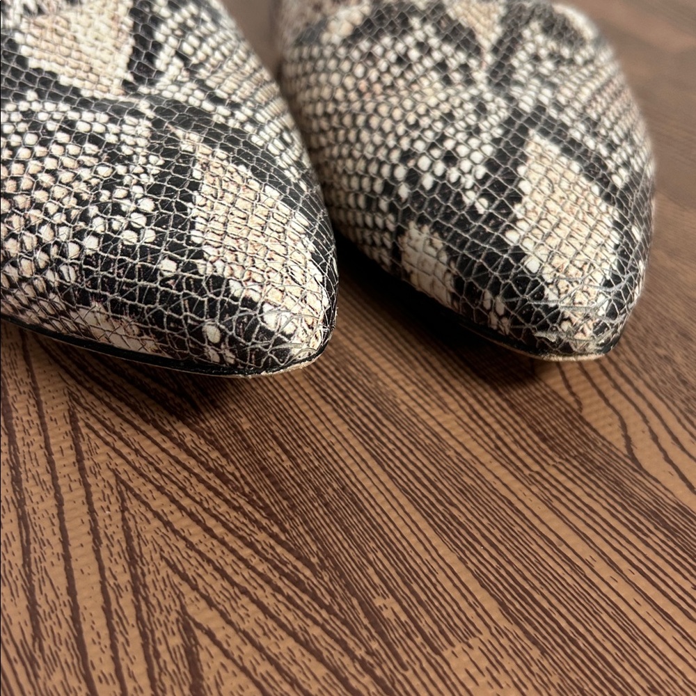 Able Joselyne Snake Python Leather Double Strap A… - image 8